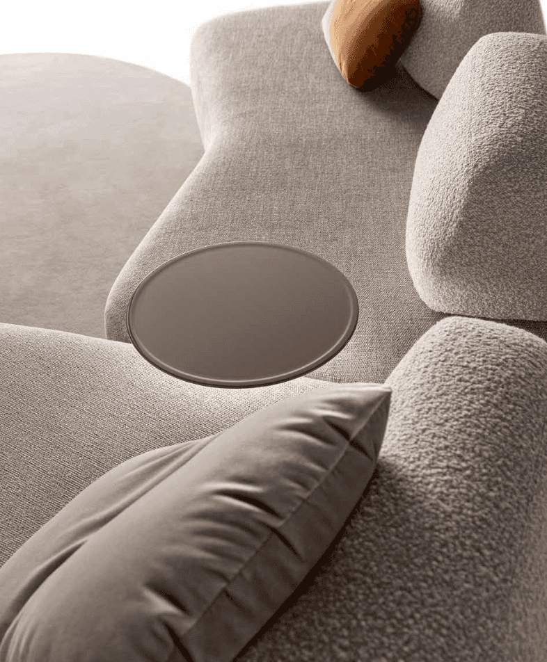 Curve Sofa with Movable Backs by Art Nova at Trade Source by Art Nova at Trade Source Furniture