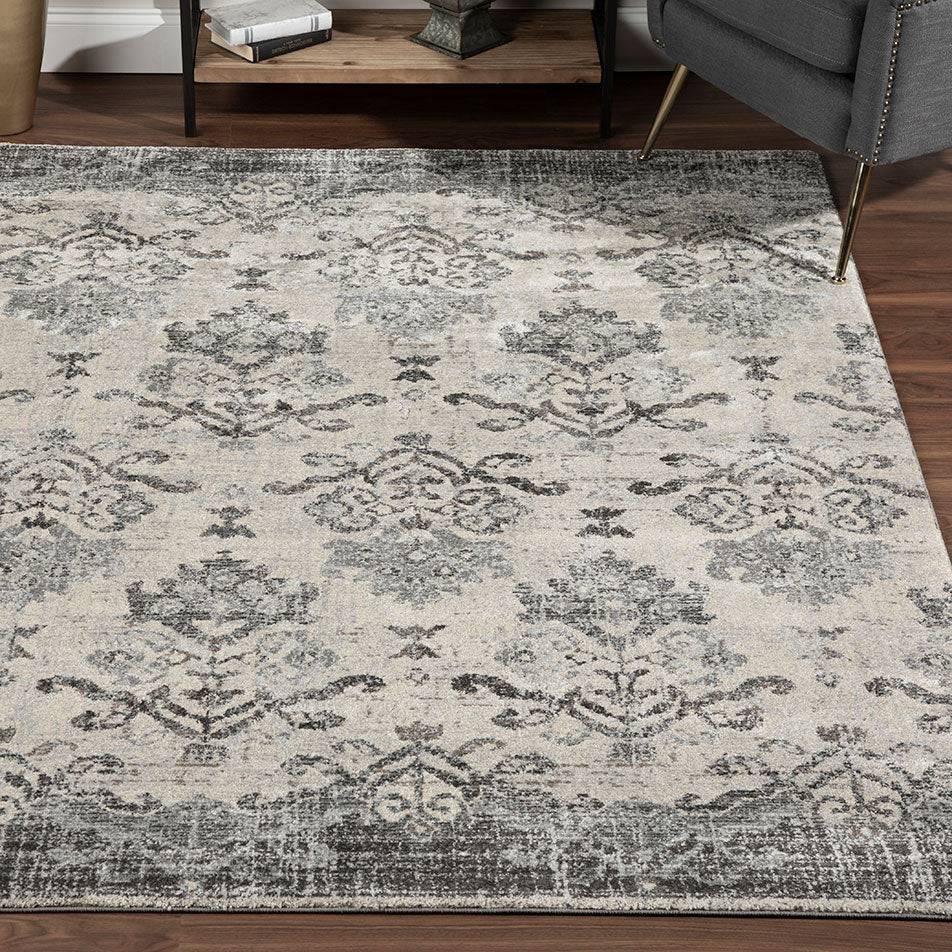Antigua AN11 Pewter Rug - Trade Source Furniture