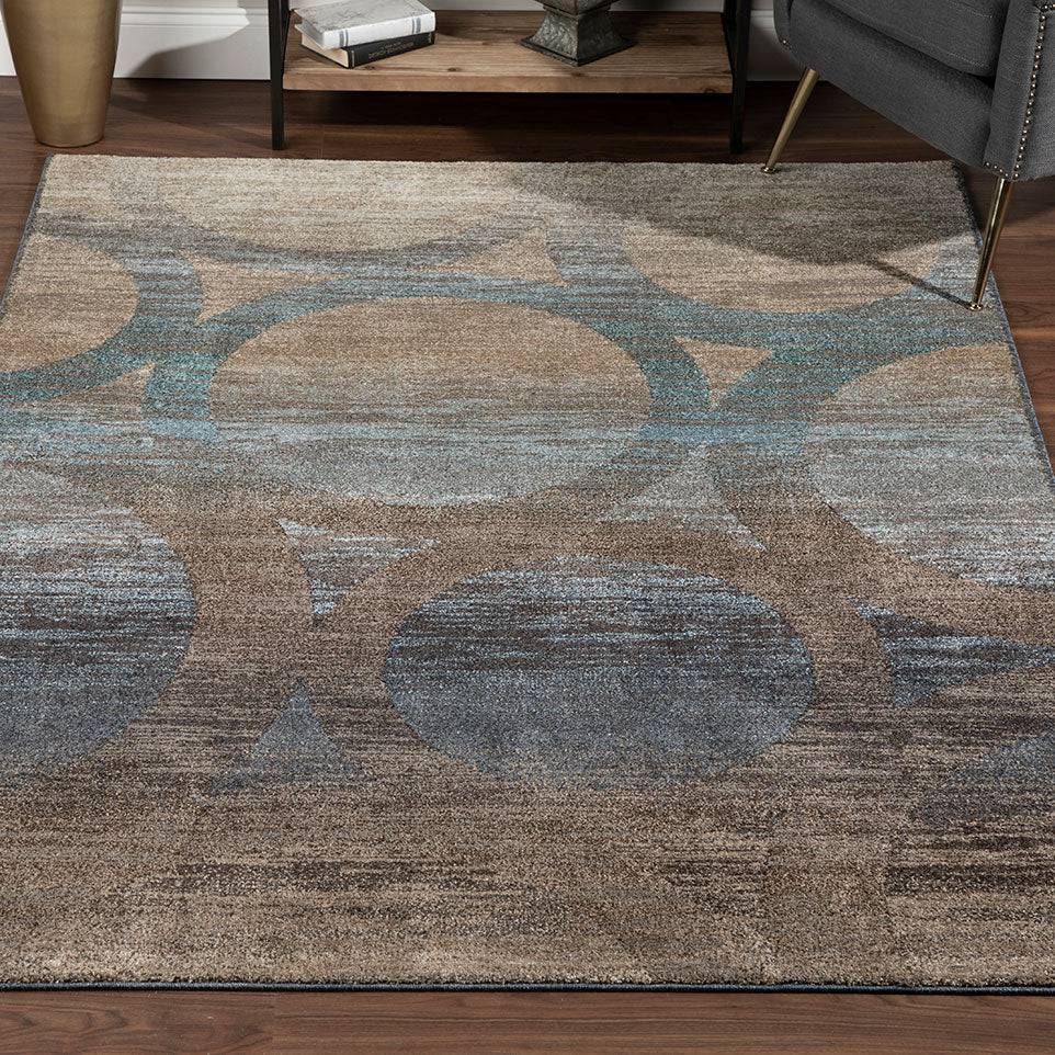 Antigua AN9 Chocolate Rug - Trade Source Furniture