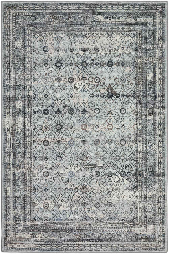 Jericho JC7 Pewter Rug - Trade Source Furniture