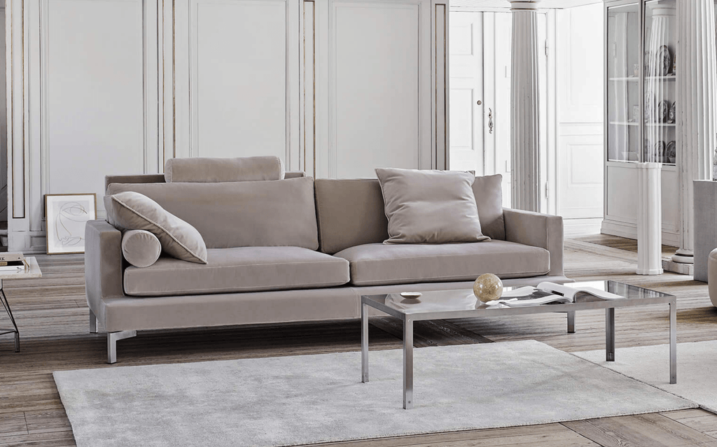 The Great Lift Sofa by Eilersen at Trade Source Furniture in a classic interior, featuring soft cushions and minimalist Scandinavian design.