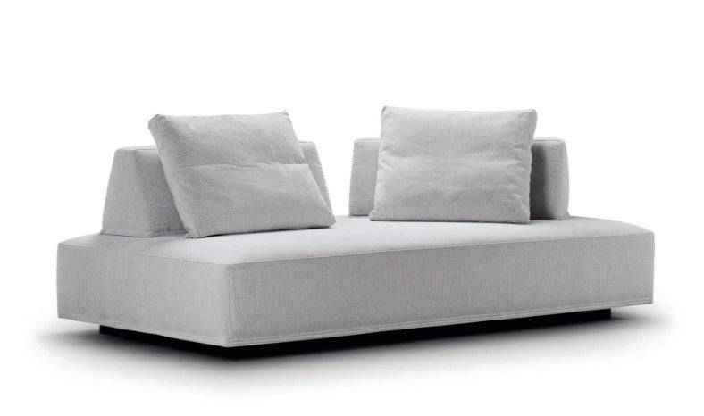 Eilersen Playground Sofa in light grey fabric with plush cushions, ideal for contemporary and Scandinavian interiors.