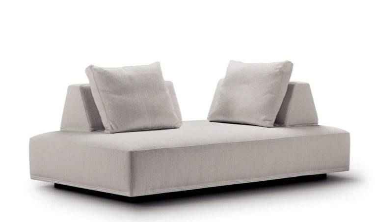 Eilersen Playground Sofa in off-white fabric with soft cushions, designed for modern interiors with space-saving needs.