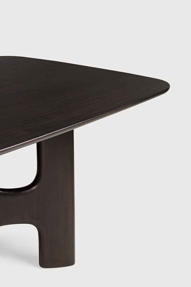 Flow Dining Table in Mahogany Rose Brown
