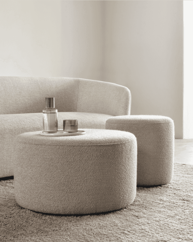 Barrow Pouf Ottomans - Trade Source Furniture
