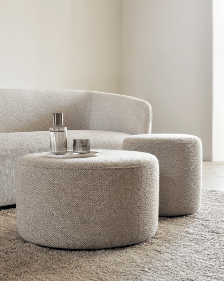 Barrow Pouf Ottomans - Trade Source Furniture