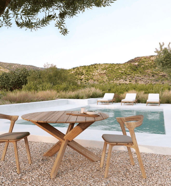 Circle Outdoor Dining Table - Trade Source Furniture