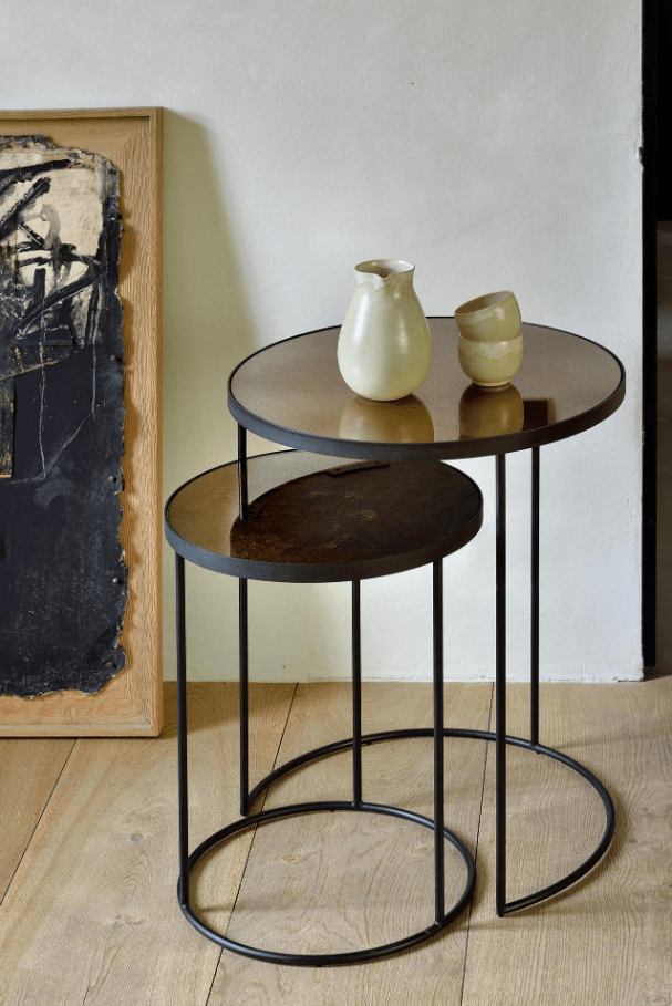 Ethnicraft Metal Side Tables - Trade Source Furniture