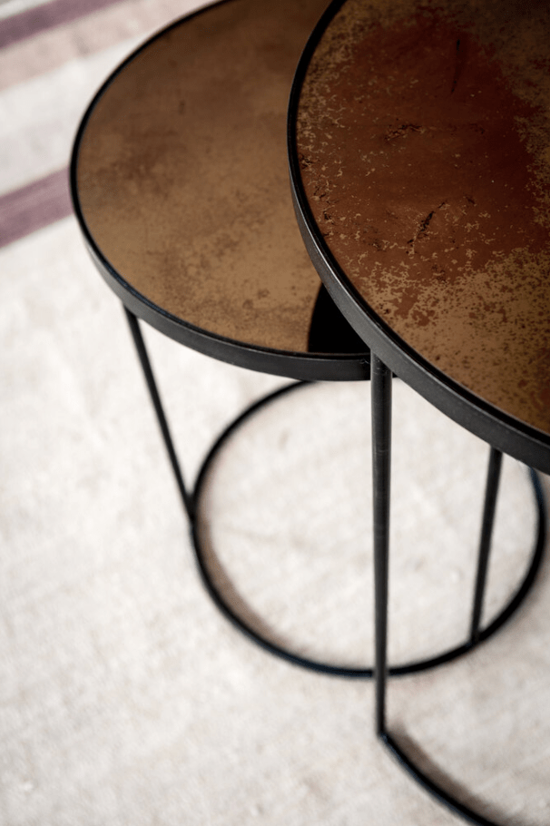 Ethnicraft Metal Side Tables - Trade Source Furniture