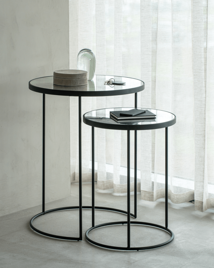 Ethnicraft Metal Side Tables - Trade Source Furniture