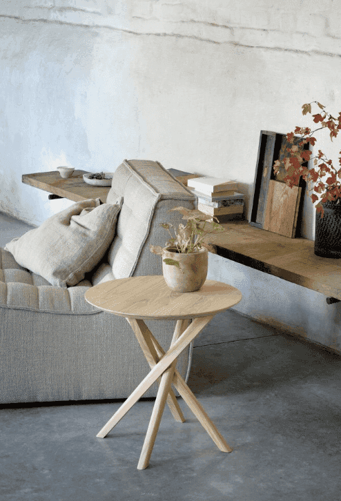 Ethnicraft Solid Wood Side Tables - Trade Source Furniture