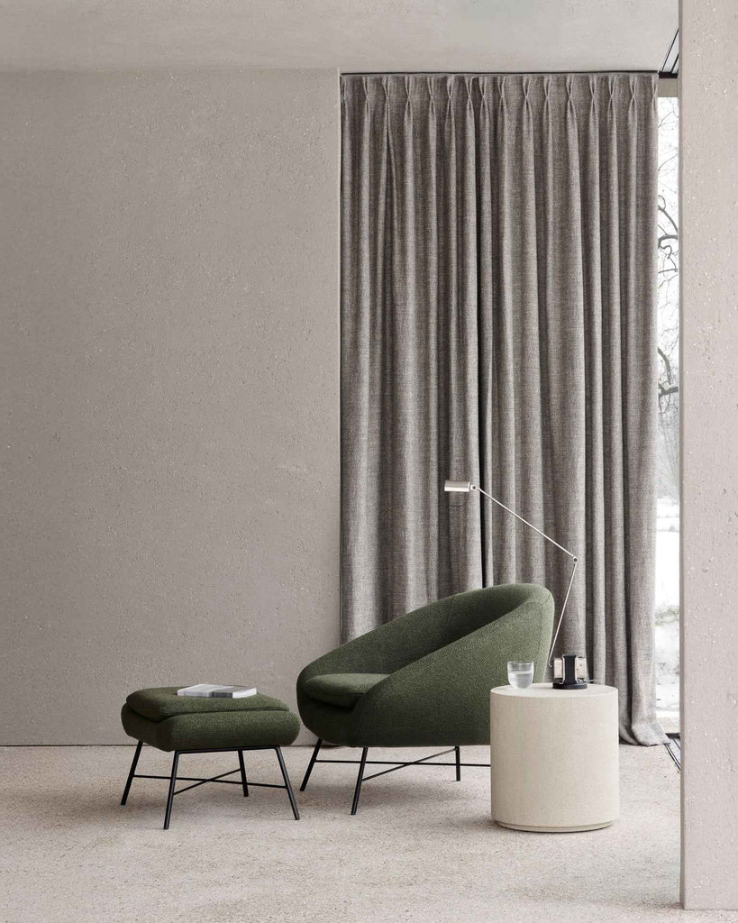 Barrow Lounge Chair and Footstool - Ethnicraft