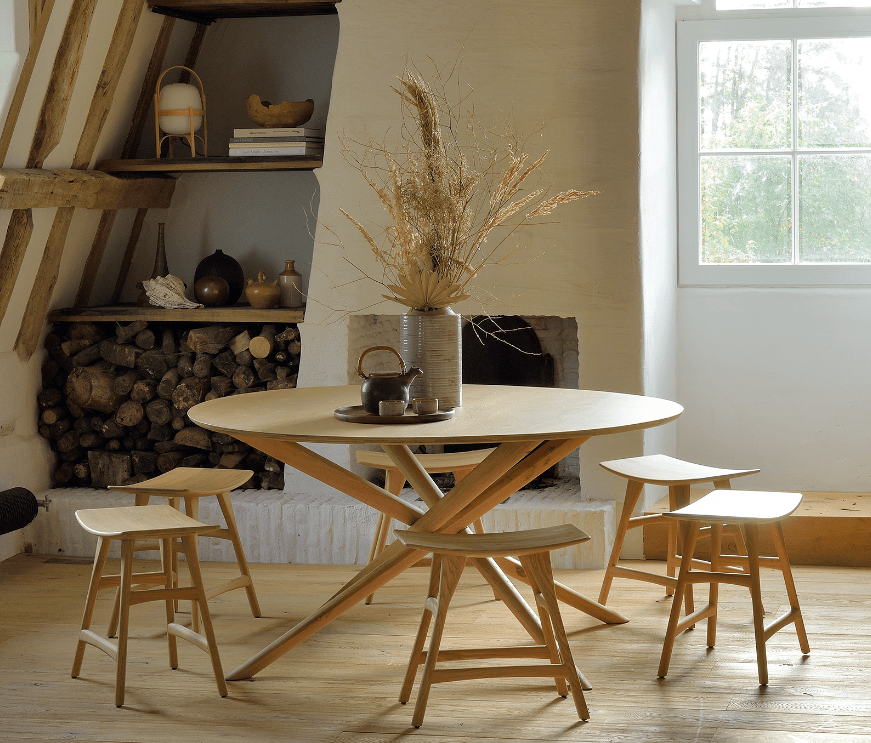 Mikado Round Dining Table - Trade Source Furniture