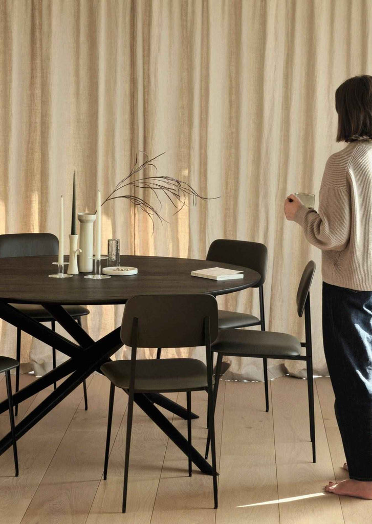Mikado Round Dining Table - Trade Source Furniture