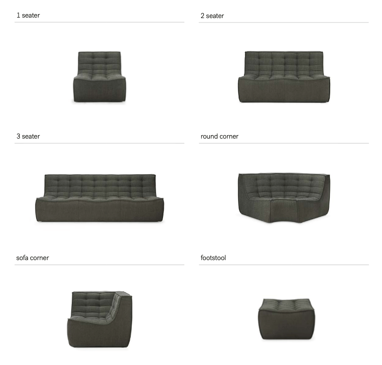 N701 Modular Sofa - Ethnicraft