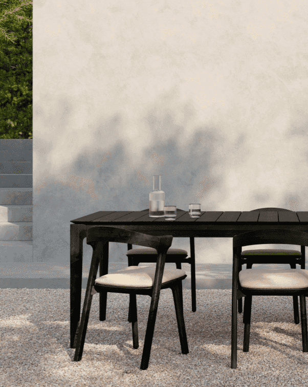 Outdoor Bok Dining Table and Chairs - Ethnicraft