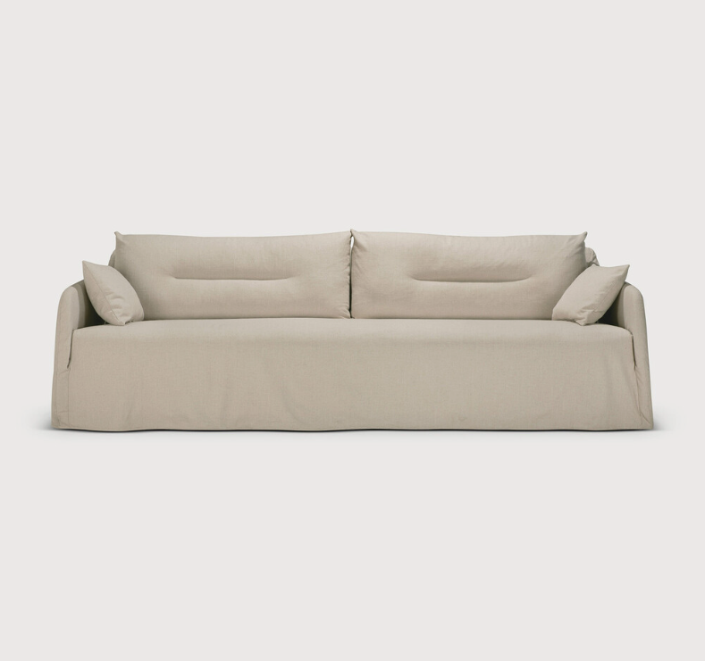 Ethnicraft Weave Sofa and Chair with Removable Covers