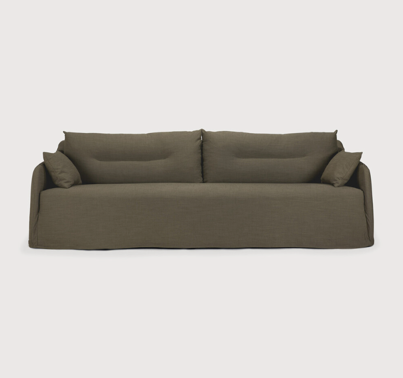Ethnicraft Weave Sofa and Chair with Removable Covers