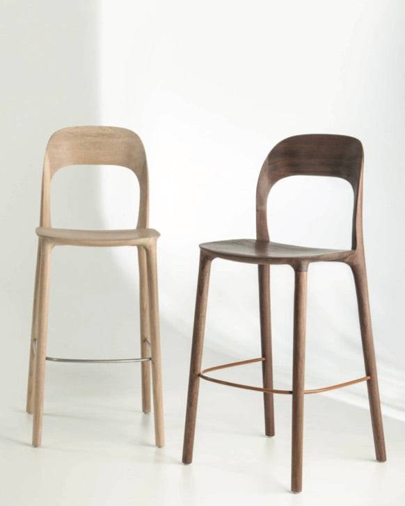 Elle Solid Wood Stools - Trade Source Furniture