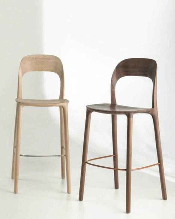 Elle Solid Wood Stools - Trade Source Furniture