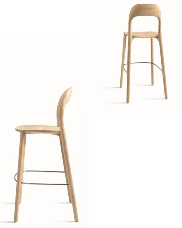 Elle Solid Wood Stools - Trade Source Furniture