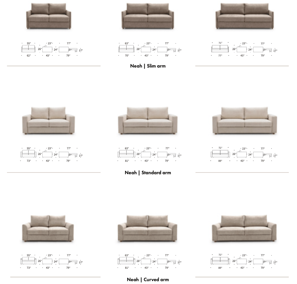 Neah Sofa Bed in Performance Fabric - Innovation Living