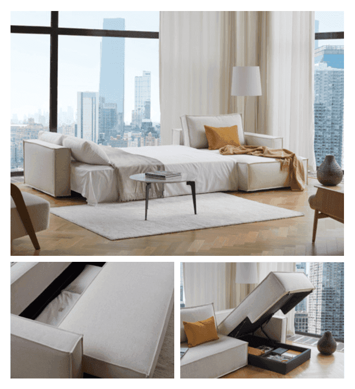 Newilla Sofa Bed in Performance Fabric - Innovation Living