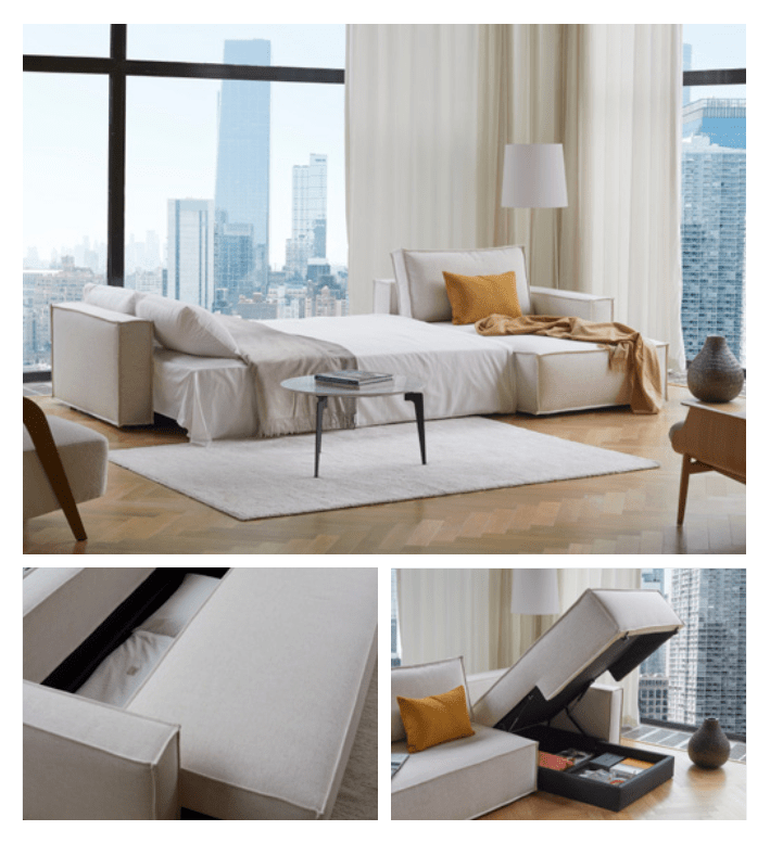 Newilla Sofa Bed in Performance Fabric - Innovation Living