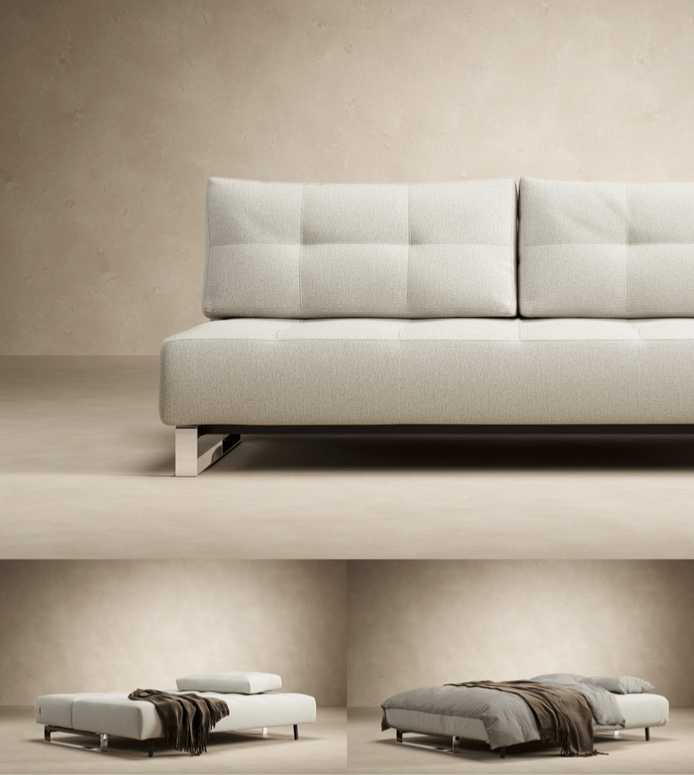 Supremax DEL Sofa Bed by Innovation Living at Trade Source by Innovation Living at Trade Source Furniture