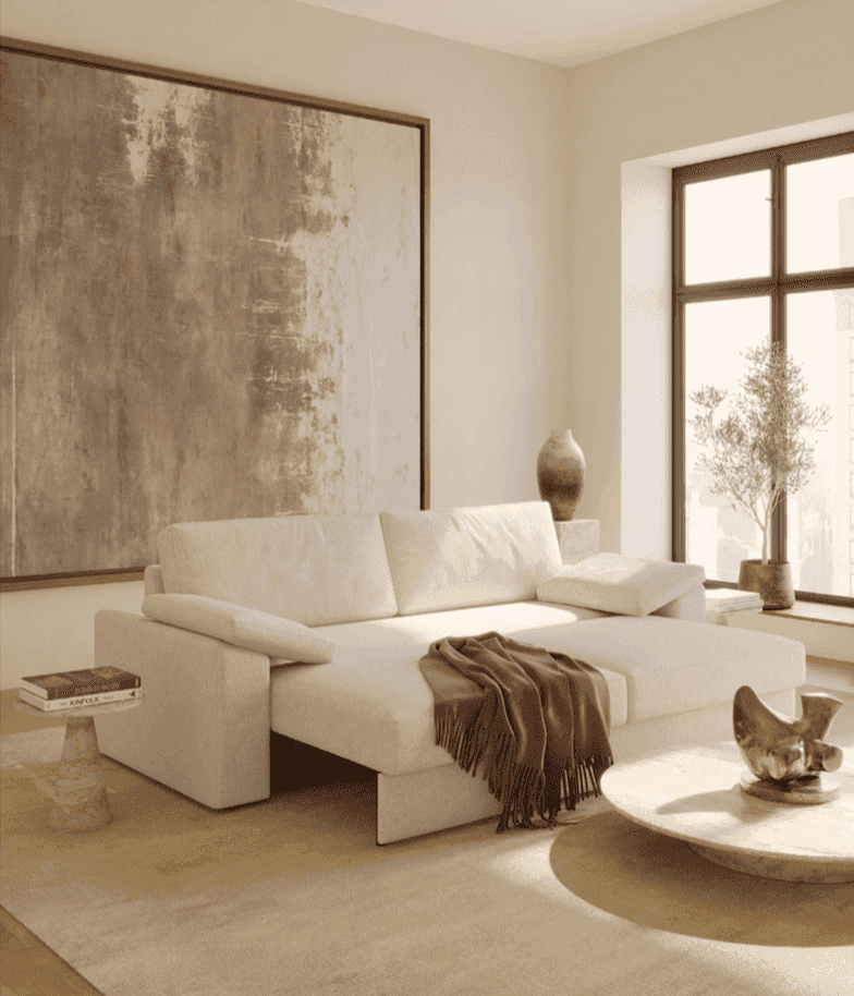Vilander Sofa Bed with Cushion Arms - Innovation Living