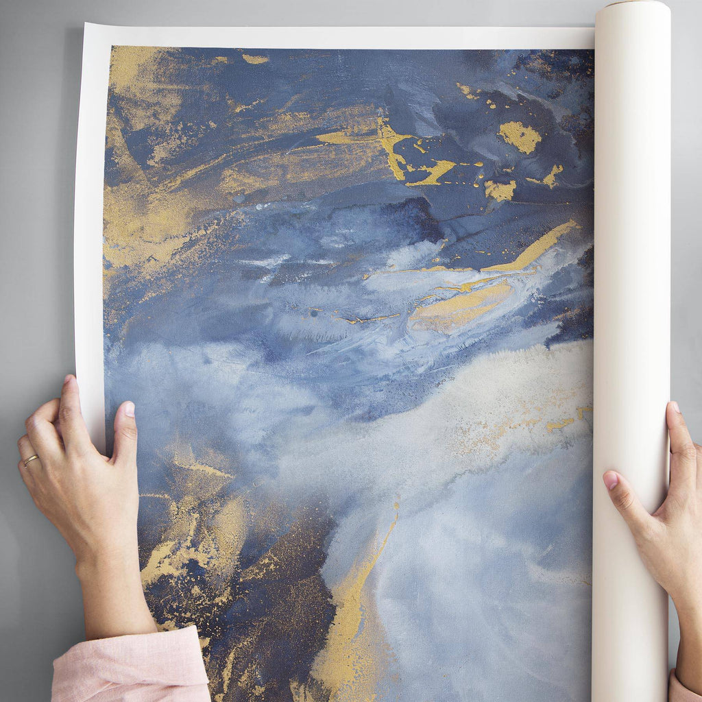 Celestial Sapphire - Canvas Print - Julia Contacessi Fine Art