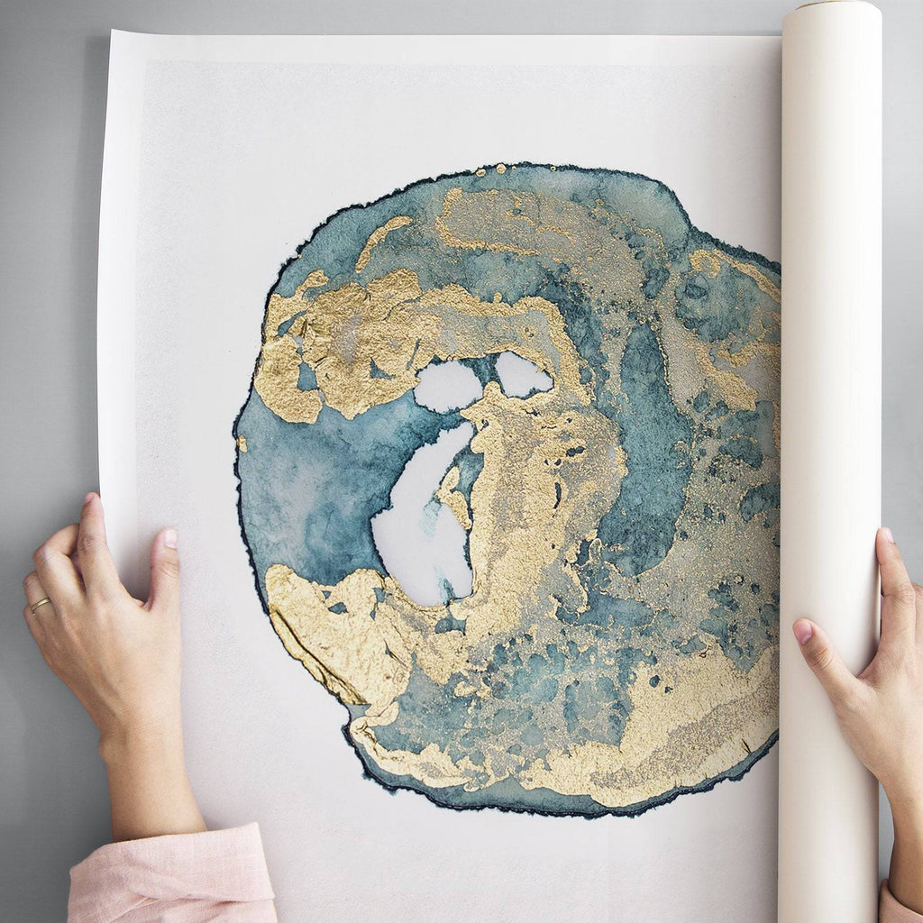 Geode No. 2 - Canvas Print - Julia Contacessi Fine Art