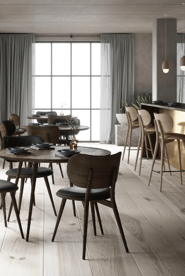 High Stool with Backrest - Trade Source Furniture