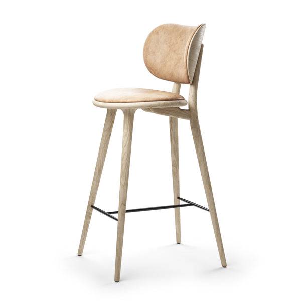 High Stool with Backrest - Trade Source Furniture
