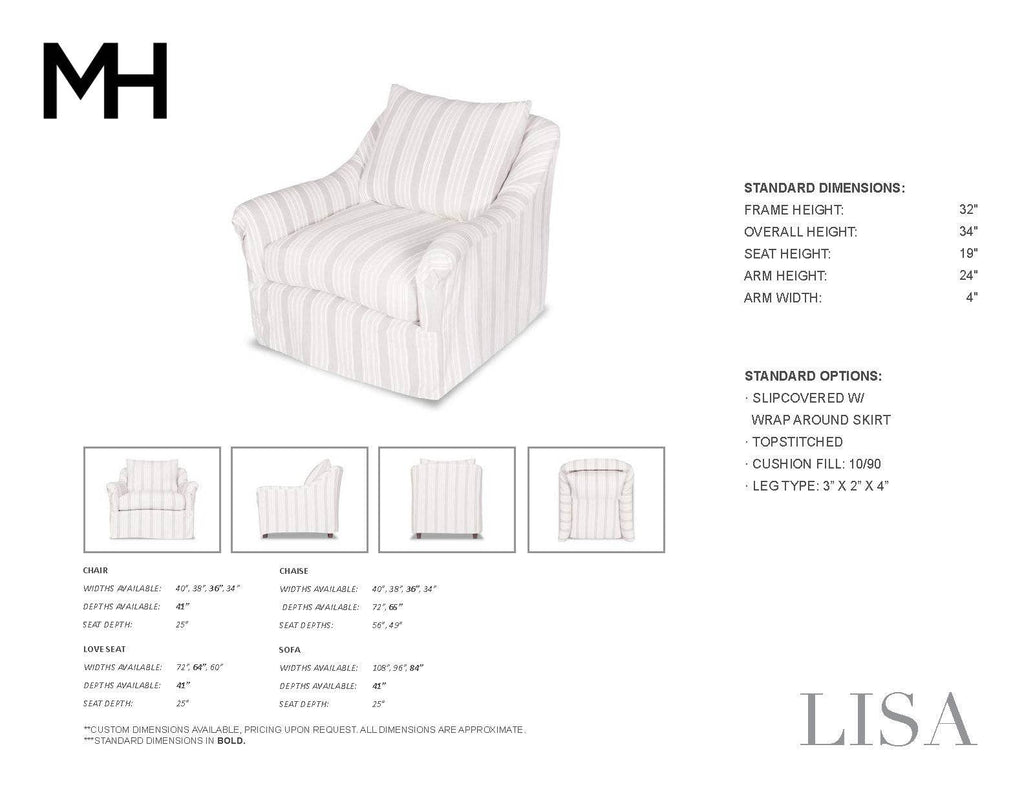 Lisa by Moss Home - Trade Source Furniture