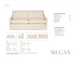 Megan Loveseat by Moss Home - Trade Source Furniture