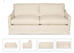 Megan Loveseat by Moss Home - Trade Source Furniture