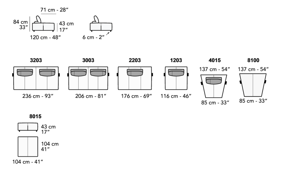 Nicoline Bresso Air Sofa - Trade Source Furniture