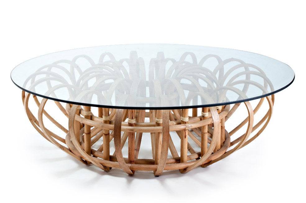 Aiden Rattan Cocktail Table - Trade Source Furniture