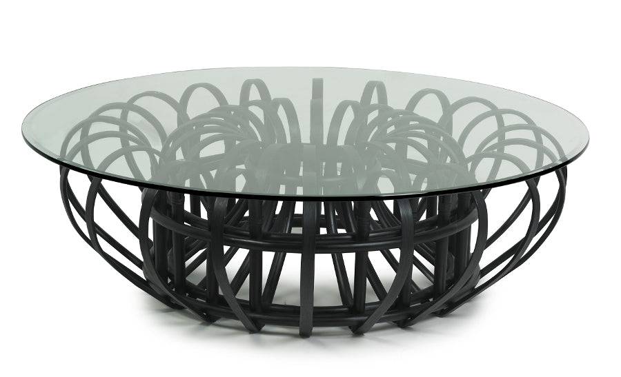 Aiden Rattan Cocktail Table - Trade Source Furniture