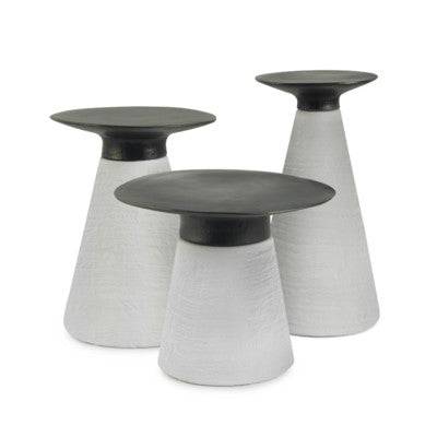 Conc Porcelin Side Tables - Trade Source Furniture