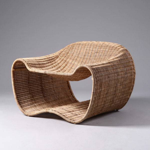 Woven Wicker Lounge Chairs by Vito Selma - Trade Source Furniture