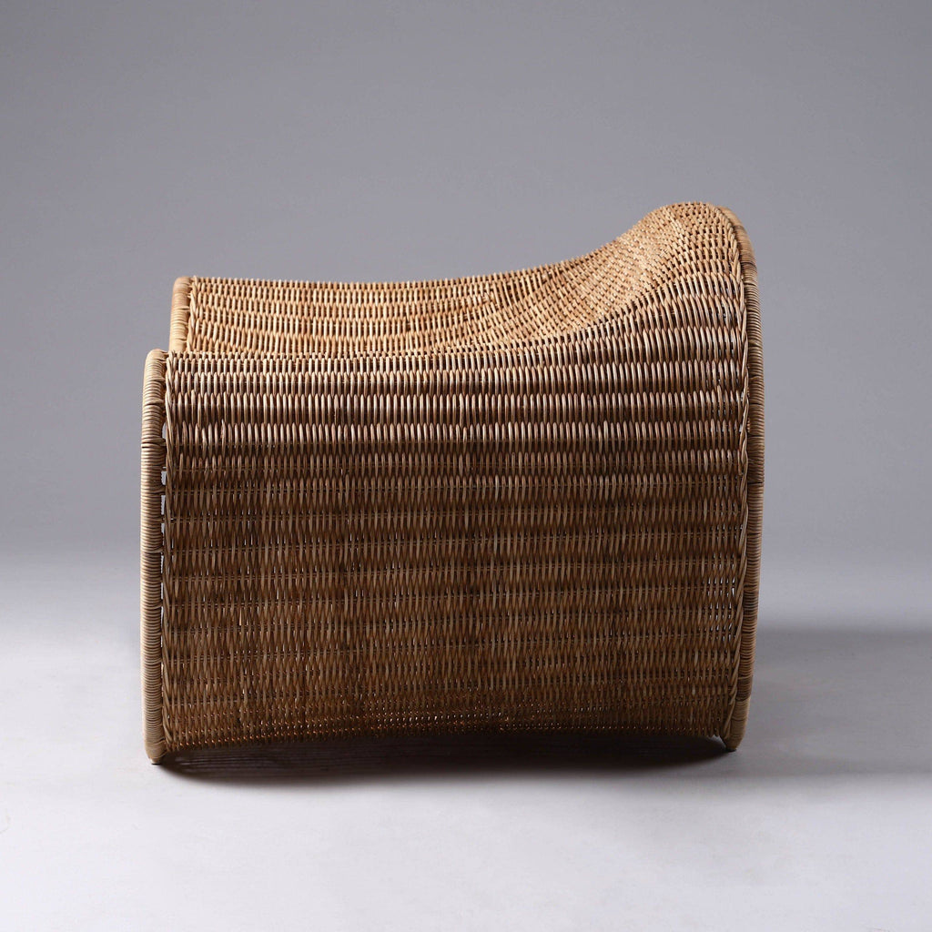 Woven Wicker Lounge Chairs by Vito Selma - Trade Source Furniture