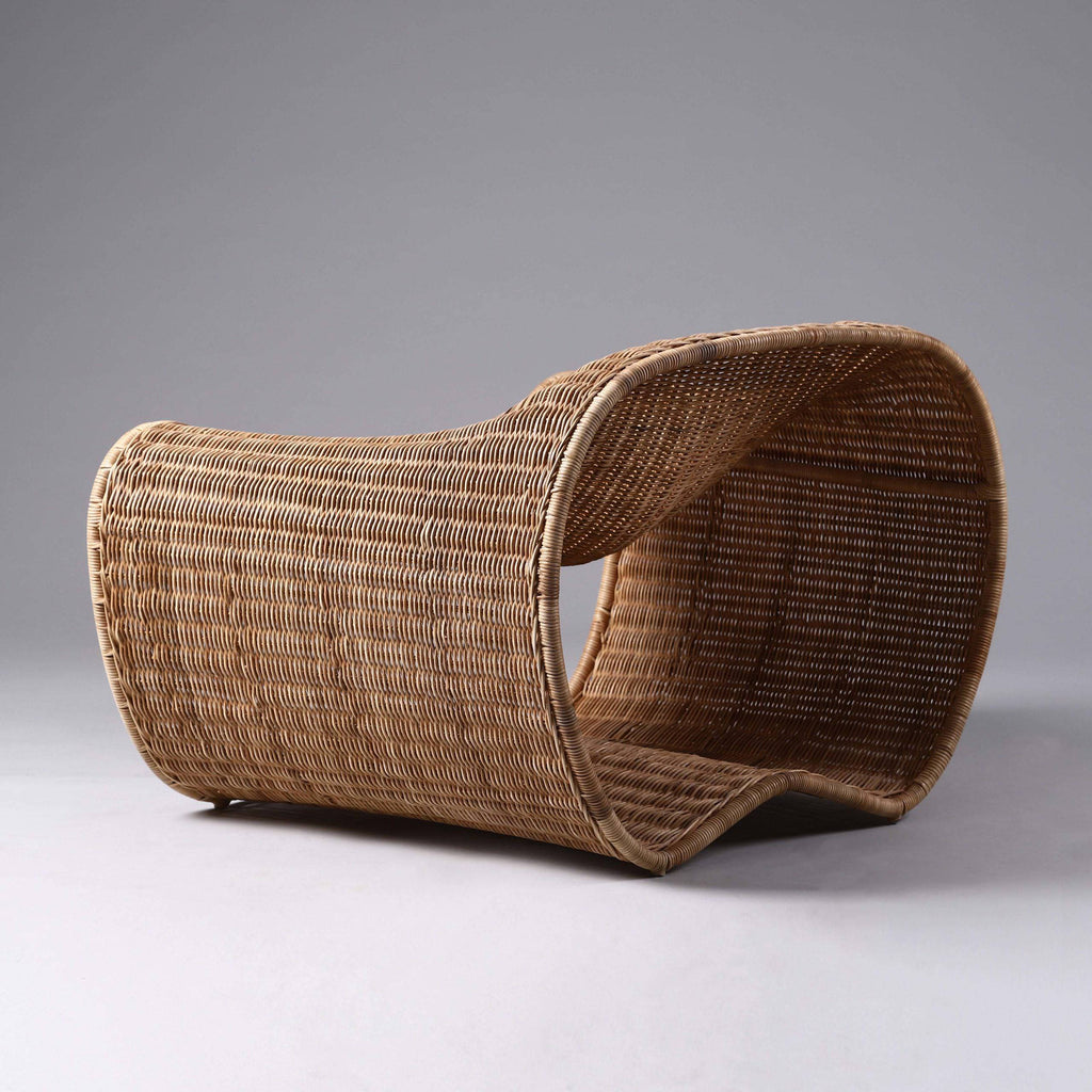 Woven Wicker Lounge Chairs by Vito Selma - Trade Source Furniture