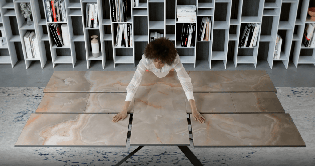 4x4 Extending Dining Table - Trade Source Furniture