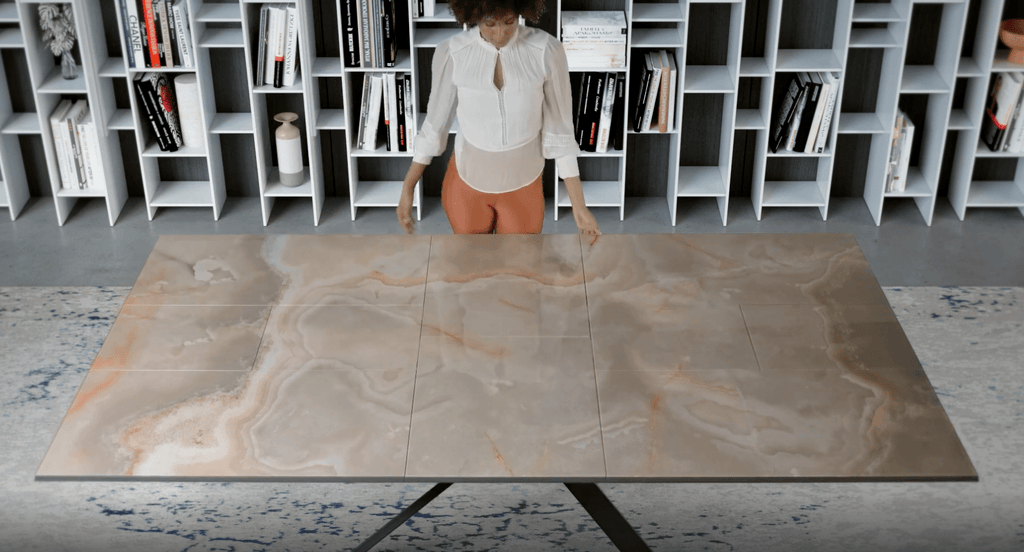 4x4 Extending Dining Table - Trade Source Furniture