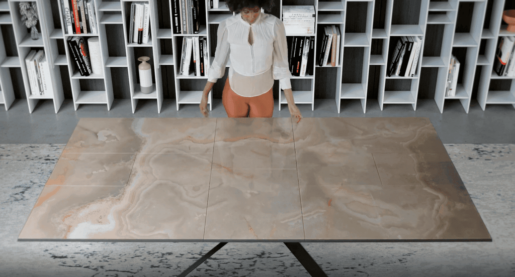 4x4 Extending Dining Table - Trade Source Furniture