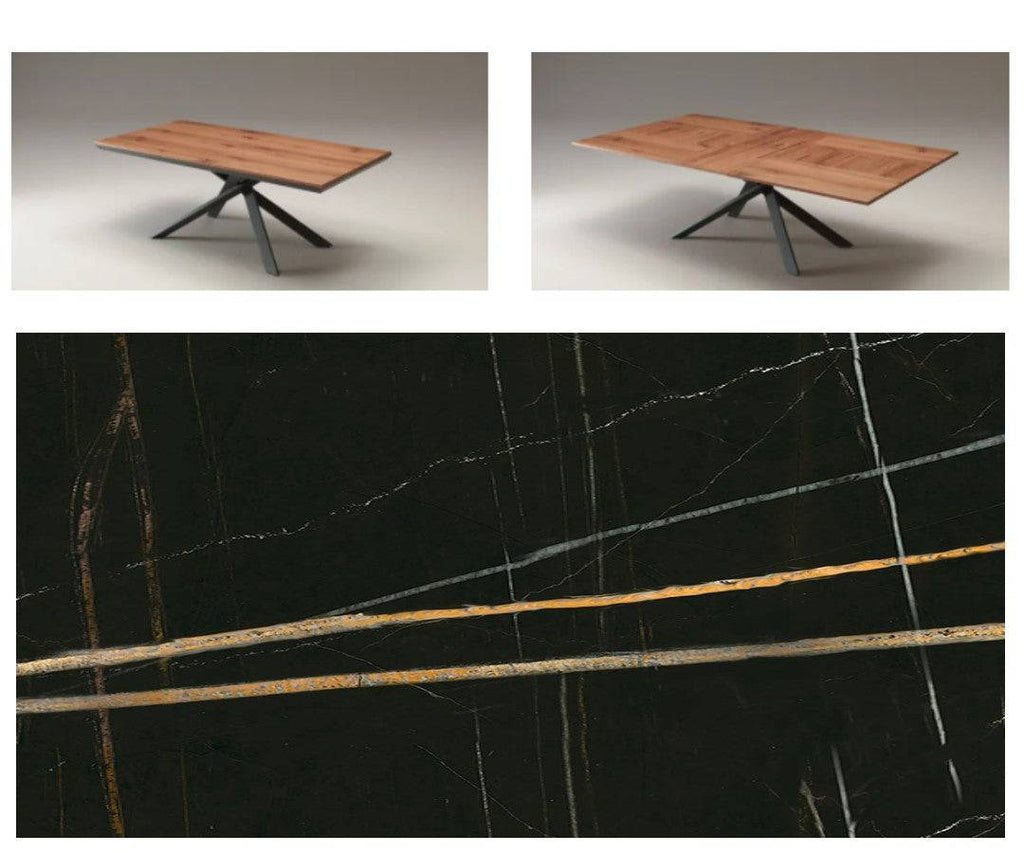 4x4 Extending Dining Table - Trade Source Furniture