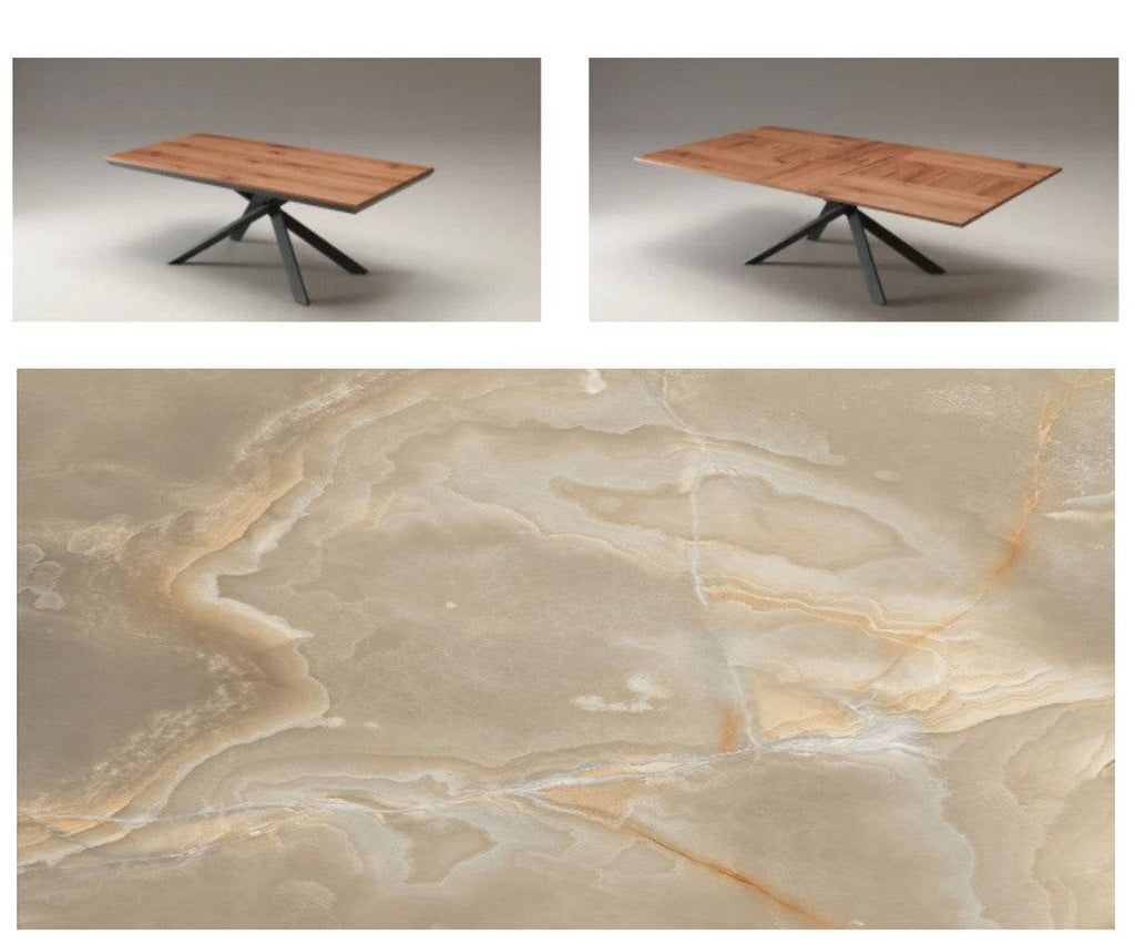 4x4 Extending Dining Table - Trade Source Furniture