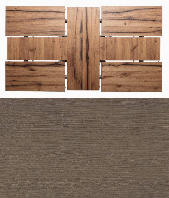 4x4 Extending Dining Table - Trade Source Furniture